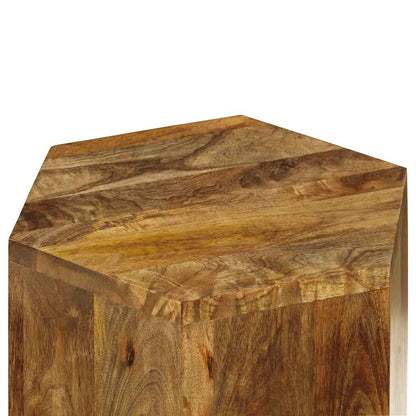 Set Tavolini da Salotto 3 pz in Legno Massello di Mango