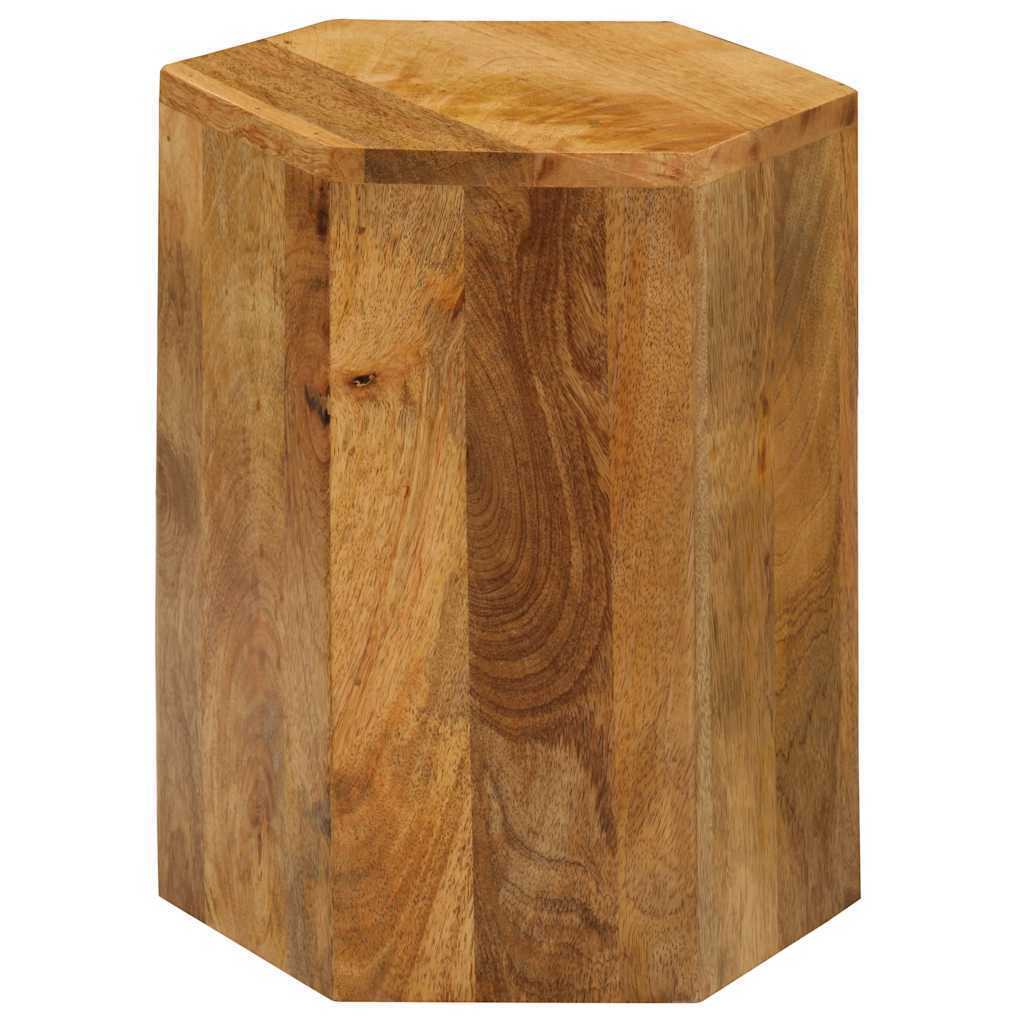Set Tavolini da Salotto 3 pz in Legno Massello di Mango