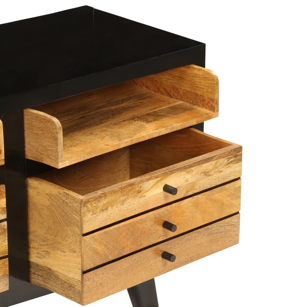 Mobile Porta TV in Legno Massello di Mango 120x30x50 cm - homemem39