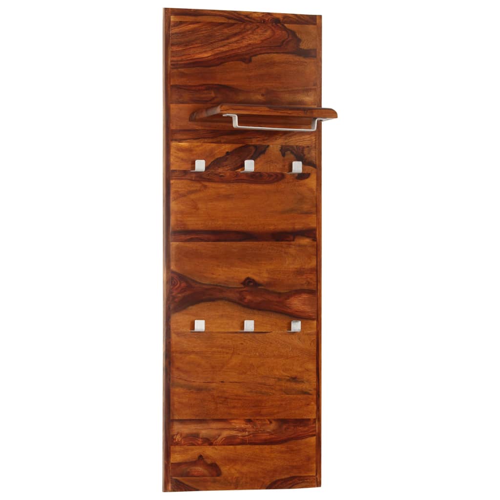 Appendiabiti in Legno Massello di Acacia 118x40 cm - homemem39