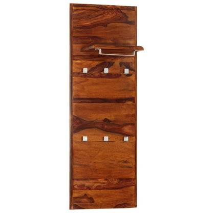 Appendiabiti in Legno Massello di Acacia 118x40 cm - homemem39