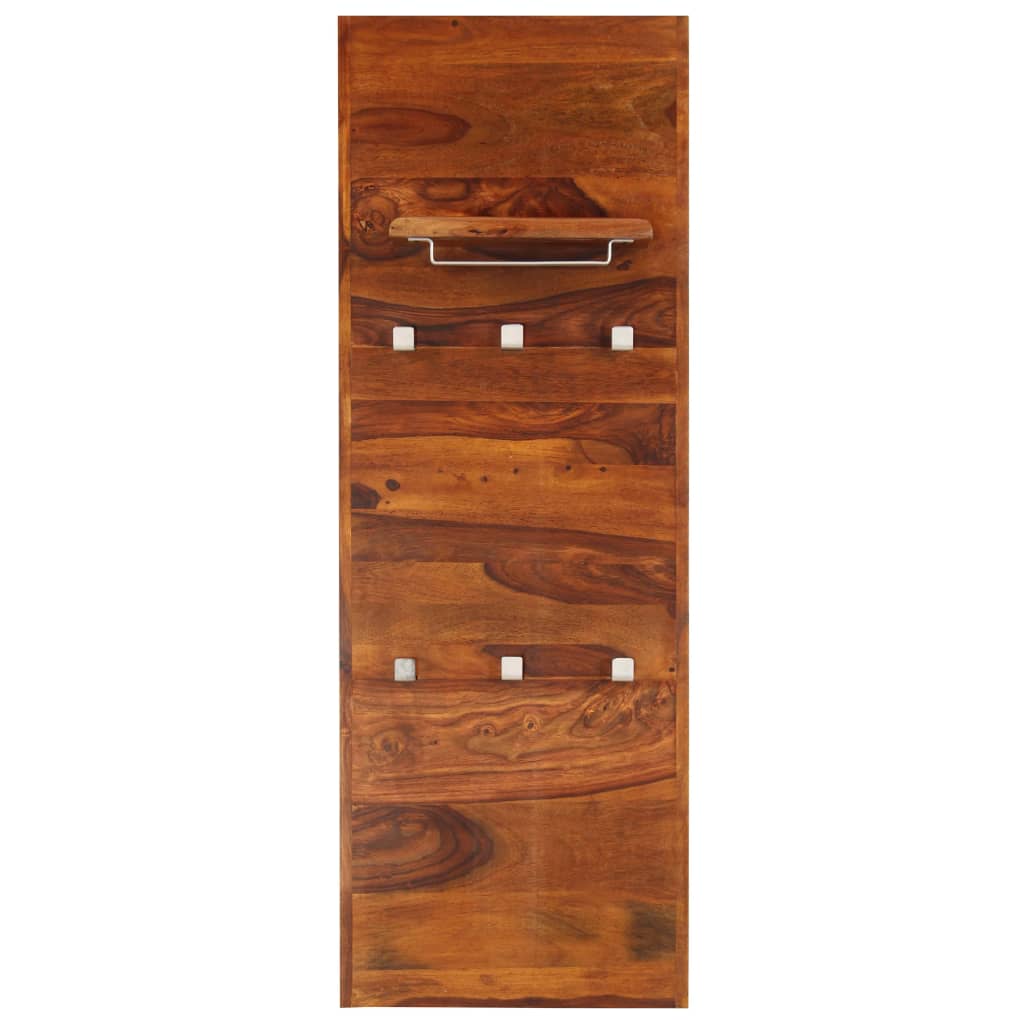 Appendiabiti in Legno Massello di Acacia 118x40 cm - homemem39