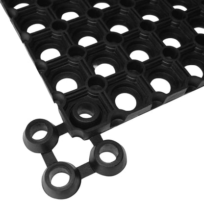 Connettori per Zerbino 10 pz in Gomma Nera | homemem39