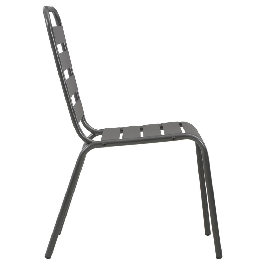 Set da Bistrot 3 pz in Acciaio Grigio Scuro | homemem39