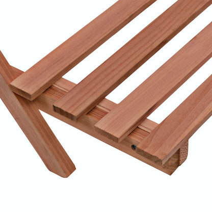 Piedistallo per Piante a 3 Mensole in Legno di Cedro 48x45x40cm - homemem39