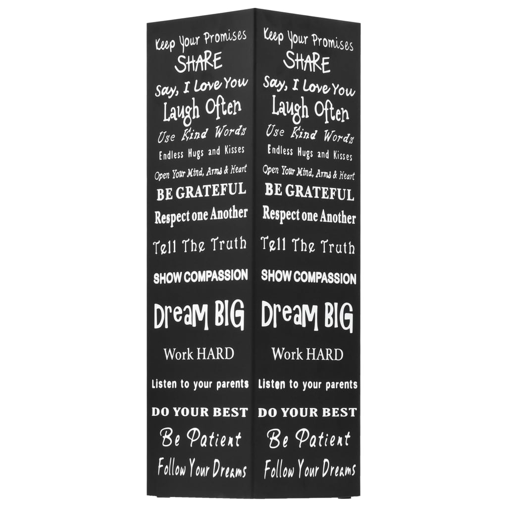 Porta Ombrelli con Scritte in Acciaio Nero - homemem39