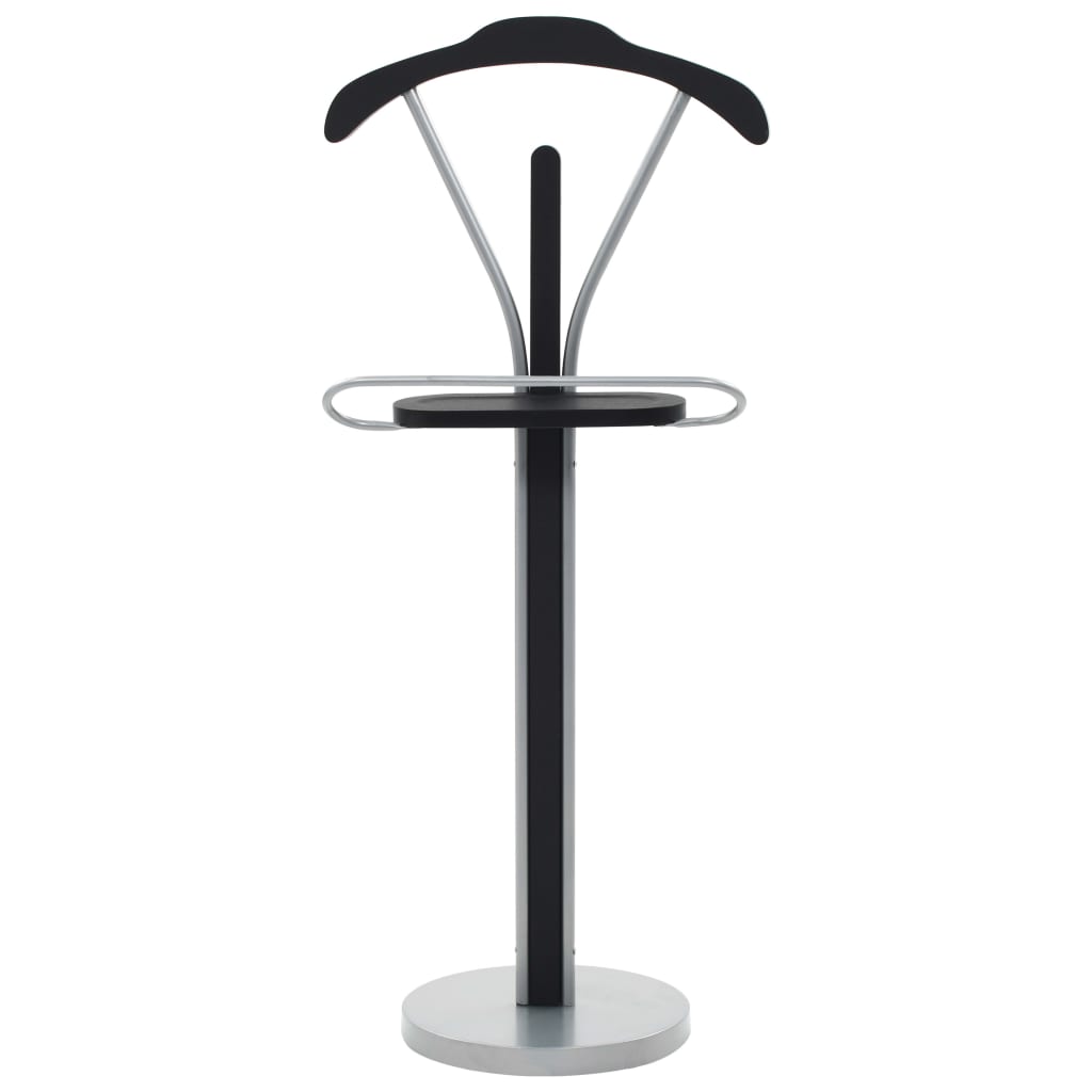 Appendiabiti 45x35x107 cm Nero e Grigio | homemem39