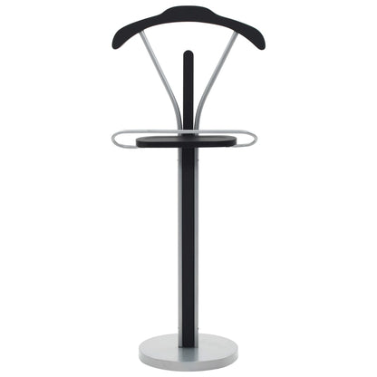 Appendiabiti 45x35x107 cm Nero e Grigio | homemem39