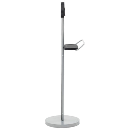 Appendiabiti 45x35x107 cm Nero e Grigio | homemem39