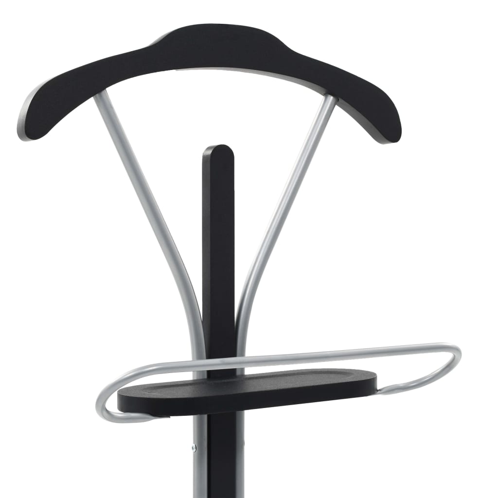 Appendiabiti 45x35x107 cm Nero e Grigio | homemem39