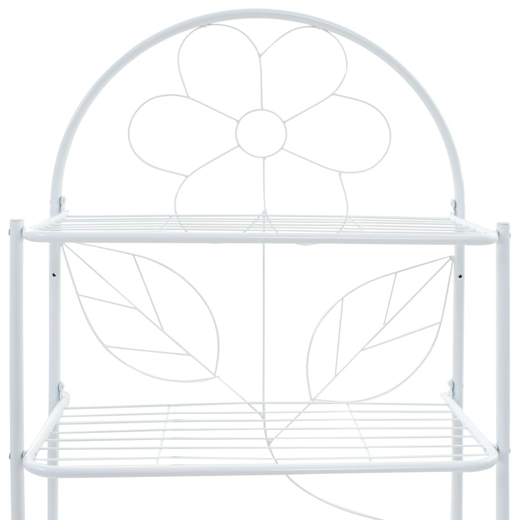 Scaffale da Bagno Bianco 60x33x174 cm - homemem39