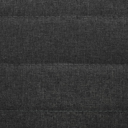 Sedie da Pranzo 4 pz Grigie Legno Massello di Hevea e Tessuto - homemem39