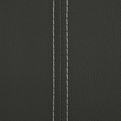 Sedie da Pranzo a Sbalzo 4 pz Grigie in Similpelle - homemem39