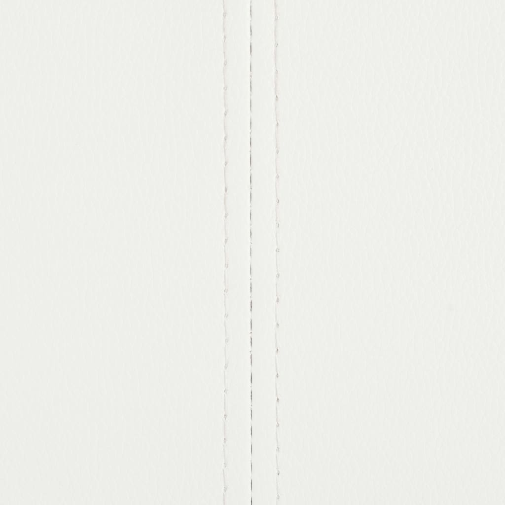 Sedie da Pranzo a Sbalzo 4 pz Bianche in Similpelle - homemem39