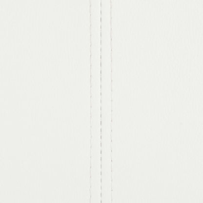 Sedie da Pranzo a Sbalzo 4 pz Bianche in Similpelle - homemem39