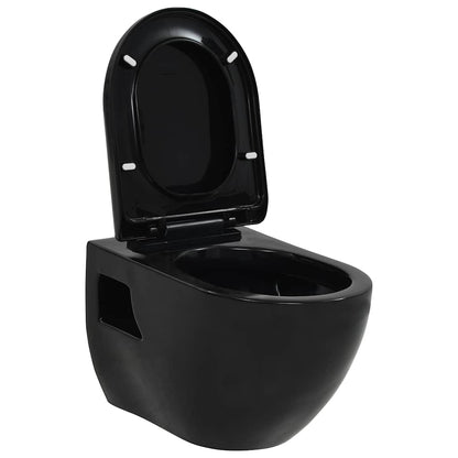 WC Sospeso in Ceramica Nera - homemem39