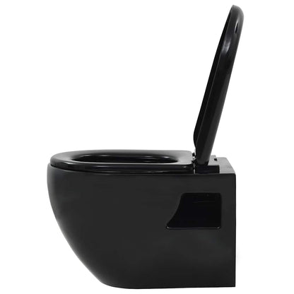 WC Sospeso in Ceramica Nera | homemem39