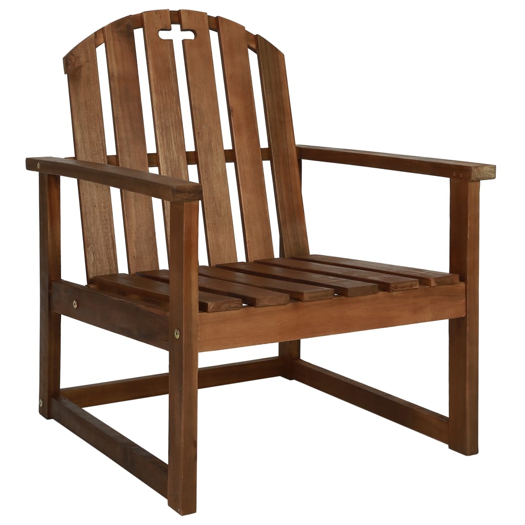 Set da Pranzo da Giardino 4 pz in Legno Massello di Acacia | homemem39