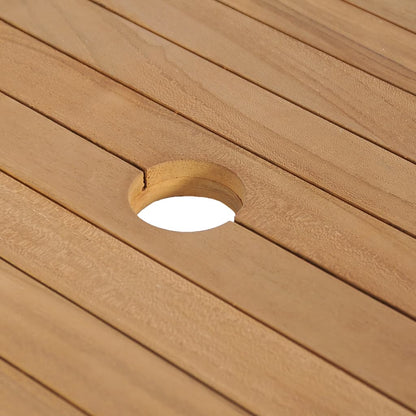 Mobile Bagno in Massello di Teak con Lavabo in Pietra di Fiume | homemem39