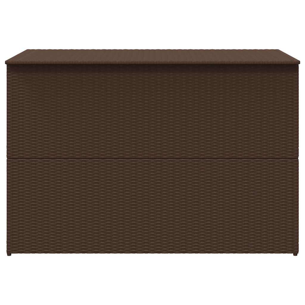 Baule da Giardino Marrone 150x100x100 cm in Polyrattan