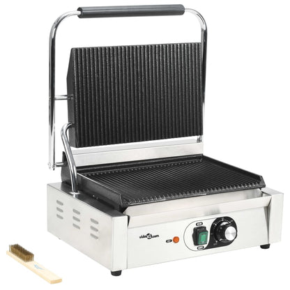 Griglia per Panini Scanalata 2200 W 43x30,5x20cm - homemem39