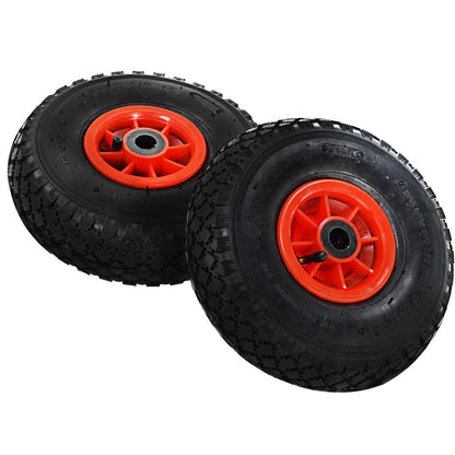 Ruote Carrello a Mano 2 pz Gomma 3.00-4 (245x82) | homemem39