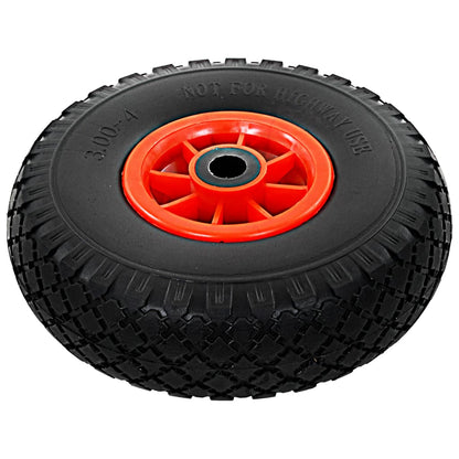 Ruote Carrello a Mano 2 pz in PU Solido 3.00-4 (260x85) | homemem39