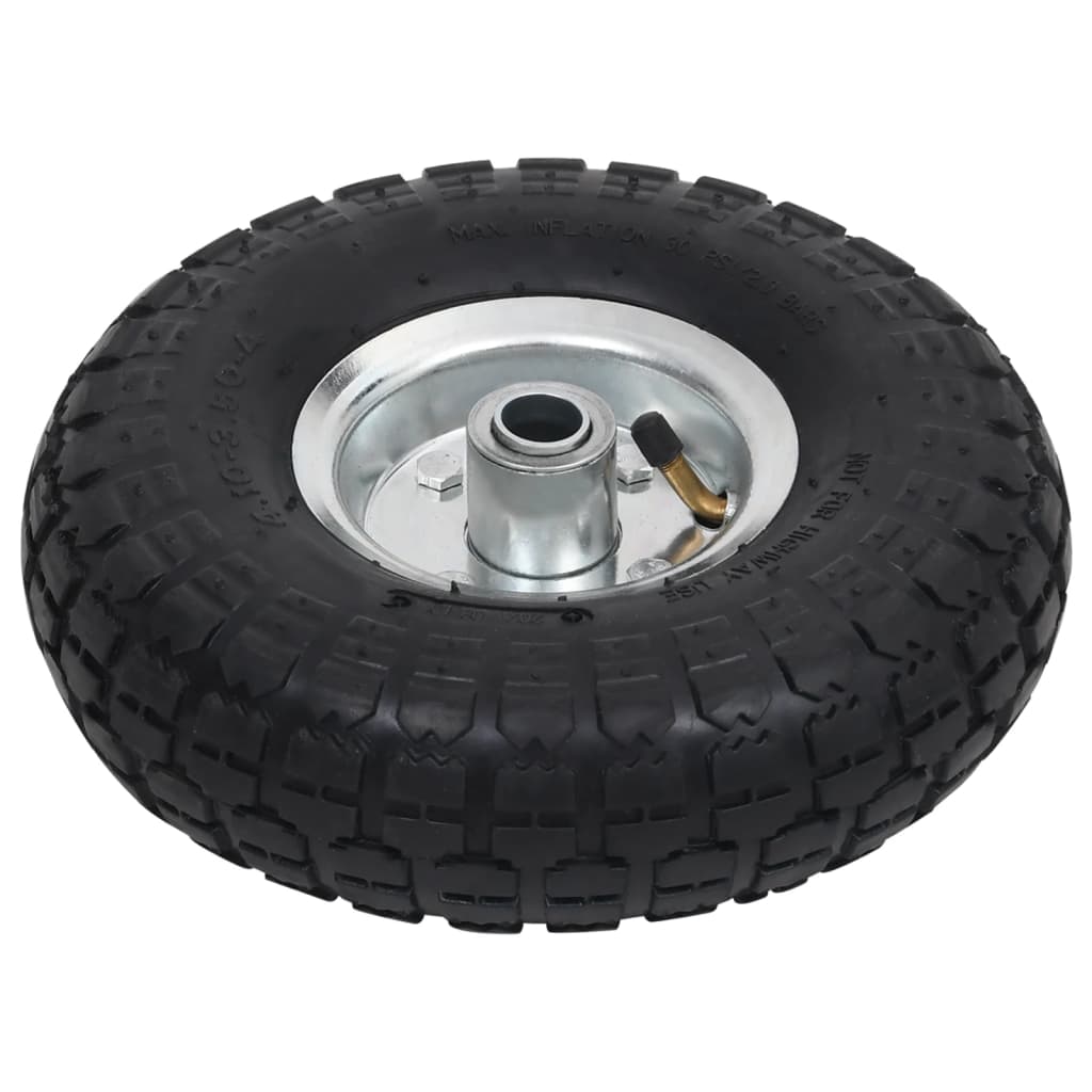 Ruote Carrello a Mano 2 pz in Gomma 4.10/3.50-4 (260x83) | homemem39