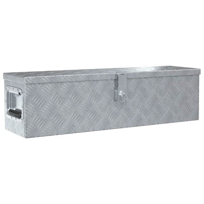 Cassetta in Alluminio 80,5x22x22 cm Argento | homemem39