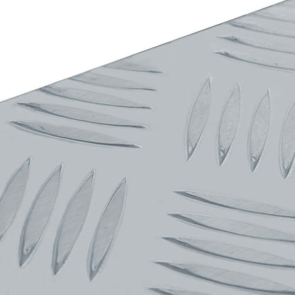 Cassetta in Alluminio 80,5x22x22 cm Argento | homemem39