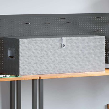 Cassetta in Alluminio 110,5x38,5x40cm Argento