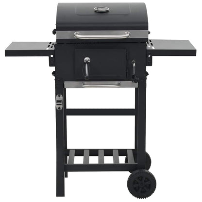 Barbecue a Carbonella con Ripiano Inferiore Nero | homemem39