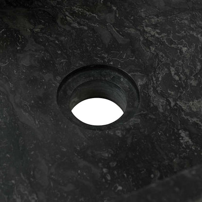 Lavello 45x30x12 cm Marmo Lucido Nero