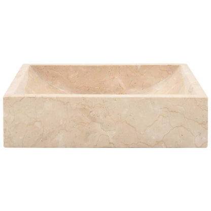 Lavello 45x30x12 cm Marmo Lucido Crema