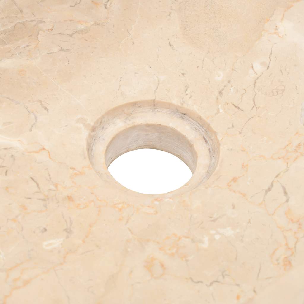 Lavello 45x30x12 cm Marmo Lucido Crema