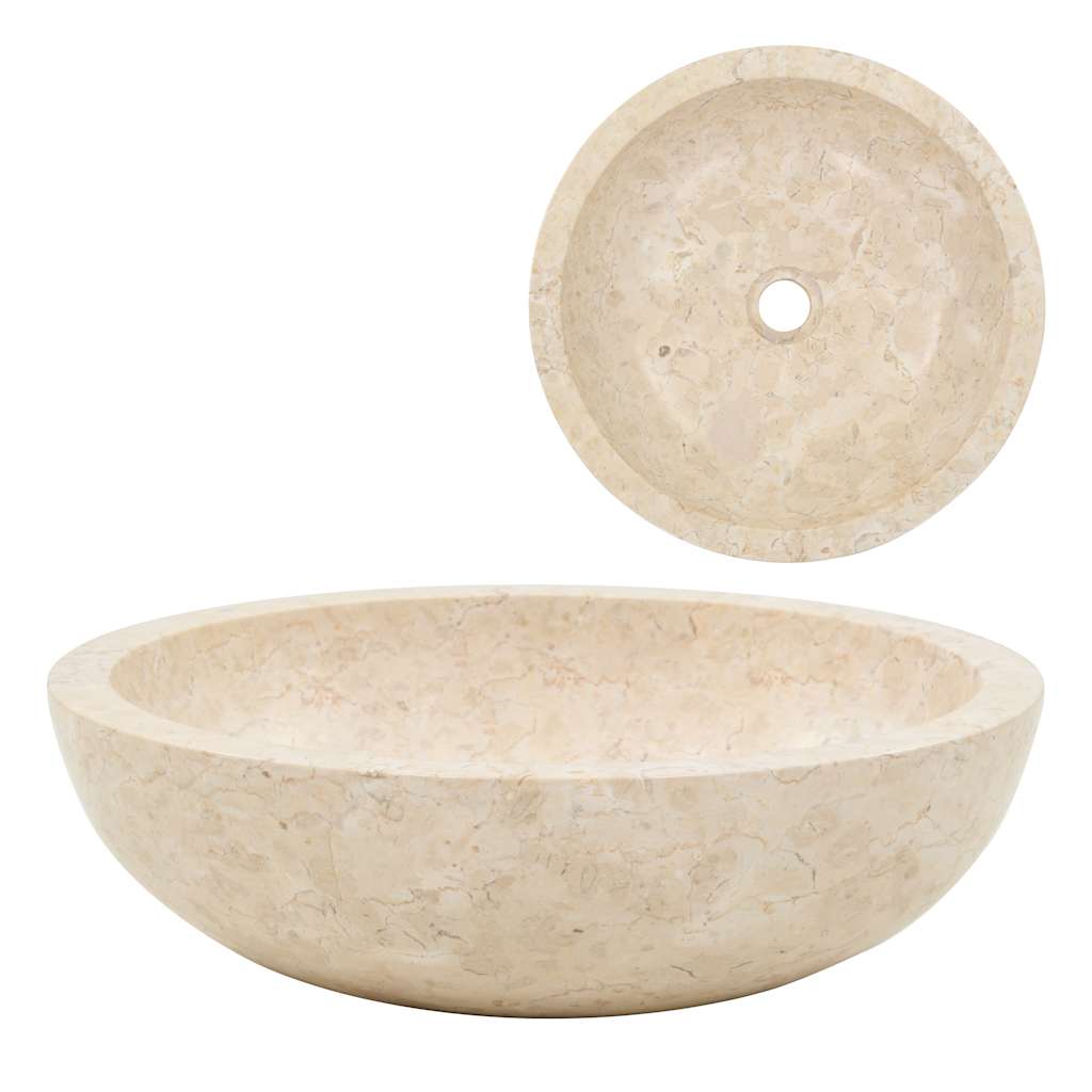 Lavandino 40x12 cm in Marmo Crema | homemem39