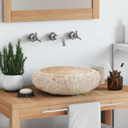 Lavandino 40x12 cm in Marmo Crema | homemem39