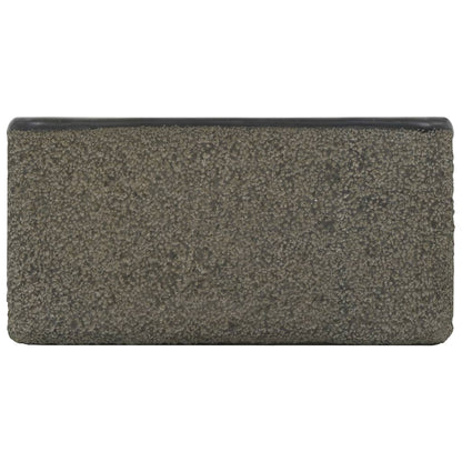 Lavandino 30x30x15 cm in Pietra di Fiume Nero | homemem39