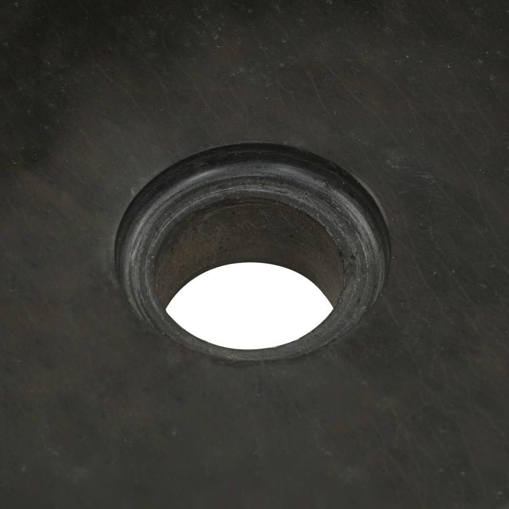 Lavandino 30x30x15 cm in Pietra di Fiume Nero | homemem39