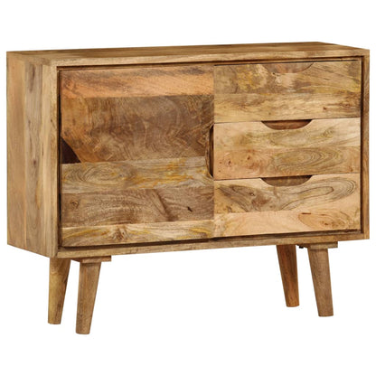 Credenza in Legno Massello di Mango 90x30x69 cm