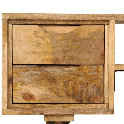 Scrivania in Legno Massello di Mango 115x47x76 cm | homemem39