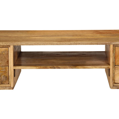 Scrivania in Legno Massello di Mango 115x47x76 cm | homemem39