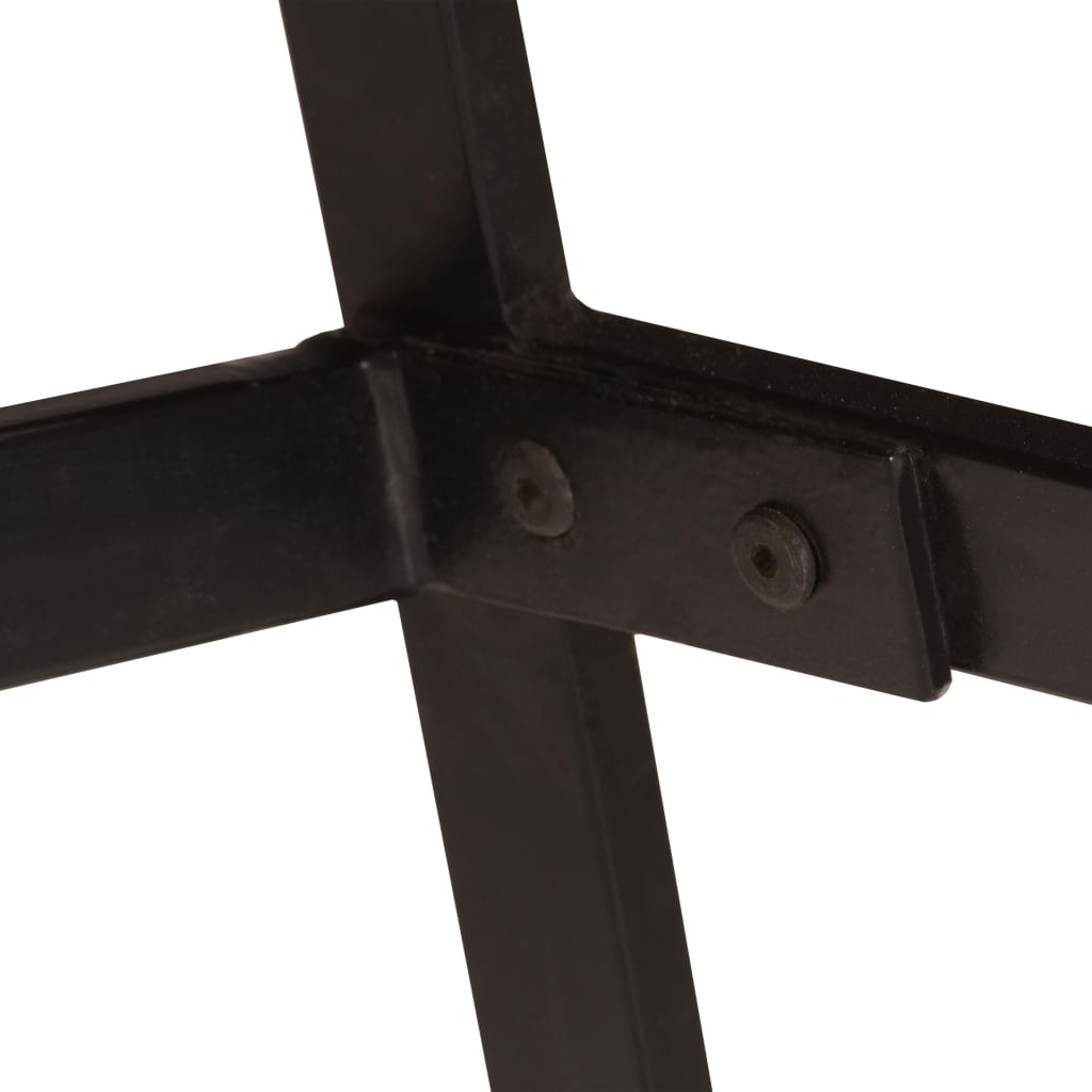 Scrivania con Cassetti in Legno Massello di Mango 110x50x76 cm