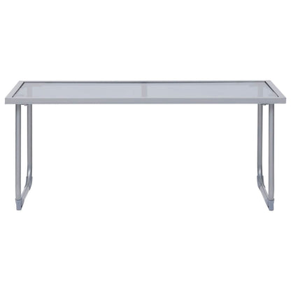 Set Divano da Giardino 4 pz in Tessuto e Acciaio Crema - homemem39