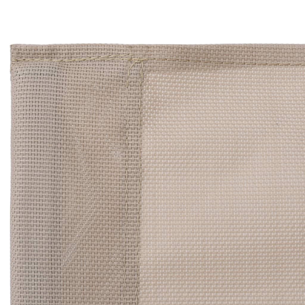 Set Divano da Giardino 4 pz in Tessuto e Acciaio Crema - homemem39