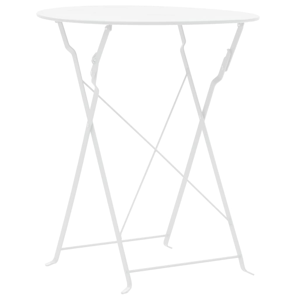 Set da Bistrot 3 pz in Acciaio Bianco | homemem39