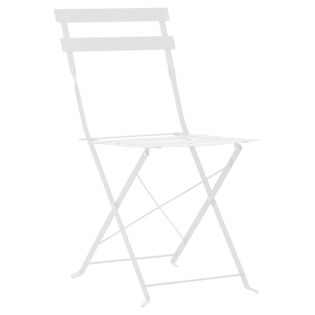 Set da Bistrot 3 pz in Acciaio Bianco | homemem39