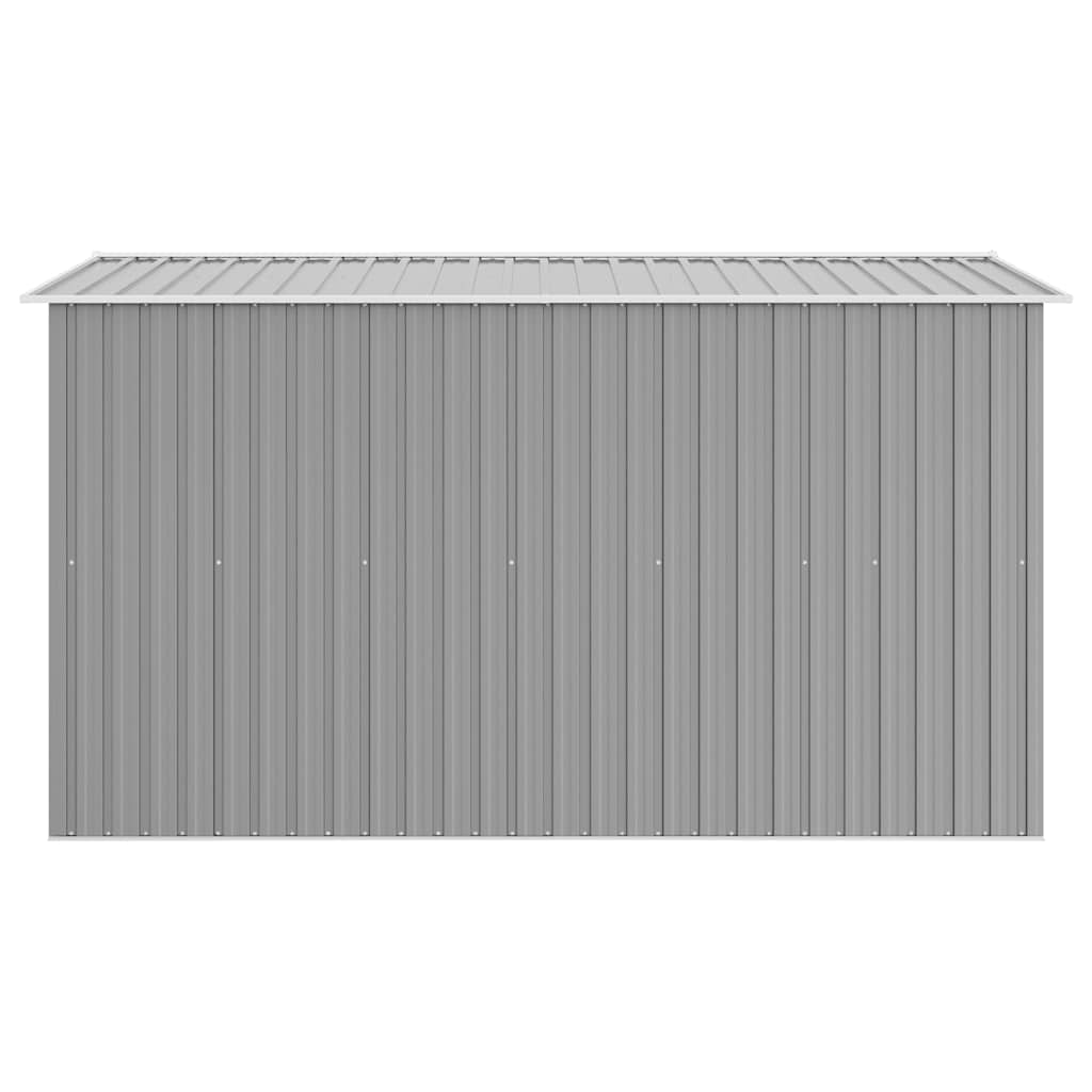 Casetta da Giardino 257x298x178 cm in Metallo Grigio | homemem39