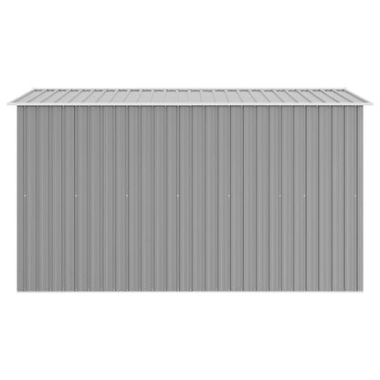 Casetta da Giardino 257x298x178 cm in Metallo Grigio | homemem39