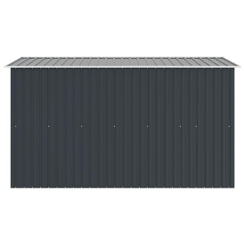 Casetta da Giardino 257x298x178 cm in Metallo Antracite | homemem39